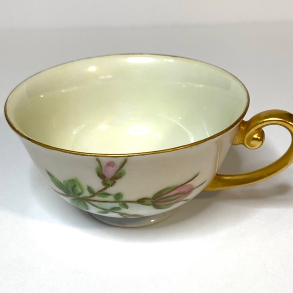 $5 when Bundled with 2 other items. 
Vintage Hand-painted Teacup & Dish, Signed - Picture 7 of 10